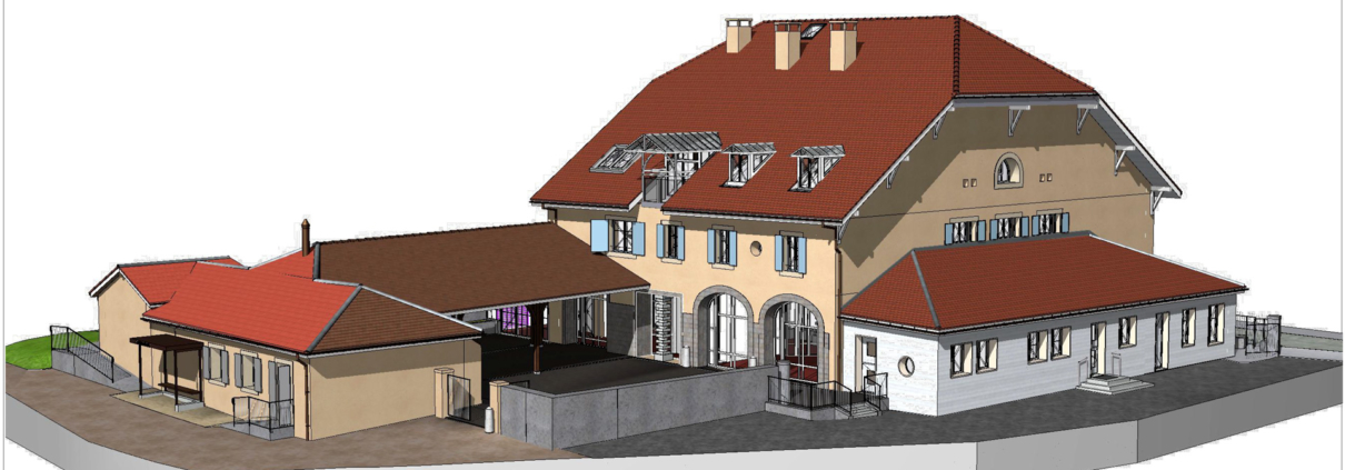 Another view of the perspective from the 3D model on the 3D Architect Plan page