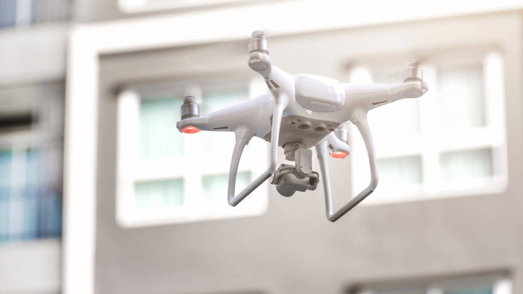 Aerial photography by drone