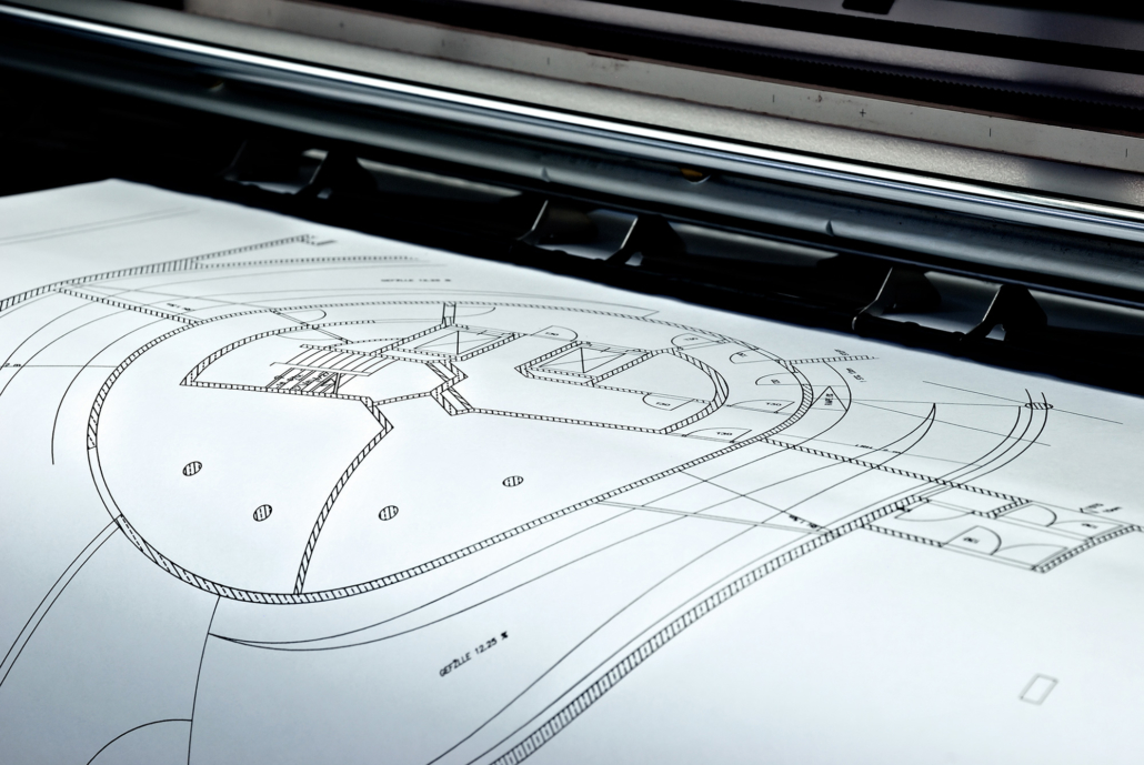 Abzug Architektenplan